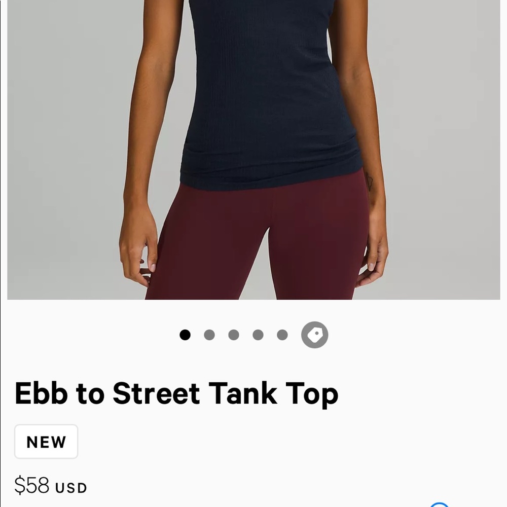 Lululemon tank top - size 2